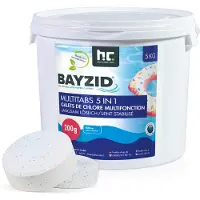 Höfer Chemie 1x5 kg BAYZID Multitabs 200g 5in1 zur Dauerchlorung und stabile Wasserwerte