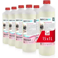 Höfer Chemie 15x1 L BAYCINEX Grundreiniger für Pools gegen Kalk- und Schmutzablagerungen