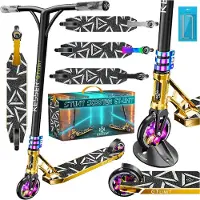 Kesser Stunt Scooter GT-Limit 360° Lenkung mit Ständer, ABEC 9, 110mm PolyurethanRäder