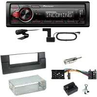 Pioneer MVH-330DAB Bluetooth Digitalradio Einbauset für BMW 5er E39 bis 09/2000