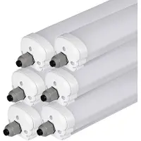 V-TAC 6er Set LED Wannenleuchte, 4320 lm, neutralweiß 4000K , L 120 cm