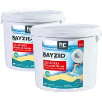 Höfer Chemie 2x5 kg BAYZID Chlortabs 20g schnell lösliche Reinigungstabs für sauberes Badewasser