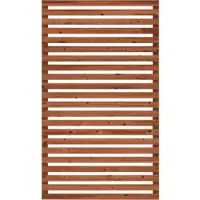 Plus Zaun Teilelement Tokyo Thermo Wood 83 x 140 cm goldbraun