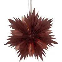 Star Trading Papierstern Dis, Schneeflocke, rot, Ø 45cm