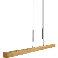 HerzBlut Leonora LED Balkenleuchte Up&Down Asteiche geölt 121cm