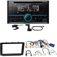 Kenwood DPX-7300DAB Bluetooth DAB CD USB Einbauset für Toyota Hilux 2016-2019