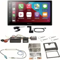 Pioneer SPH-DA160DAB Android Auto CarPlay Einbauset für Audi TT 8J