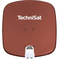 Technisat DIGIDISH 45 | Sat-Schüssel mit Twin-LNB & Wandhalterung, 2 TN