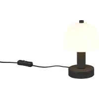 TRIO - Tischlampe GLENN - Schwarz - 12x12x19 cm