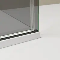 NEXTREND - GmbH Eckdusche mit Schiebetür NT806 FLEX Schwarz matt - Nano Graues Glas - Glasstärke wählbar, Breite Schiebetür-Element:120 cm, Breite Seitenwand:80cm, Glasstärke:6mm ESG-Sicherheitsglas