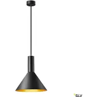 SLV 1002949 PHELIA 275 E27 Pendelleuchte schwarz/gold