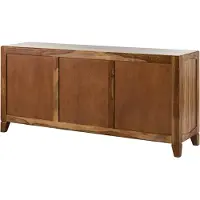 MASSIVMOEBEL24.DE MASSIVMOEBEL24 Sideboard Sheesham 175x45x80 braun lackiert ANCONA #123