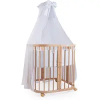 Waldin Stoffe weiss,Holz Natur