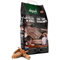 Legua Stark aromatisierte Eichenholz-Holzspäne 3 kg für intensiven Rauchgeschmack beim Grillen