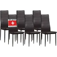Albatros Esszimmerstühle MILANO, 6-er SET, Braun