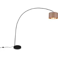 TRIO - Stehlampe MANSUR - Schwarz - 45x45x210 cm