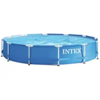 Intex Intex, Frame Swimming Pool Set Serie "Rondo", Ø 366 x 76 cm, Inkl. Kartuschenfilteranlage