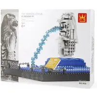Wange 4218 Architect-Set Merlion Statue Singapur Meerjungfrau - Löwe