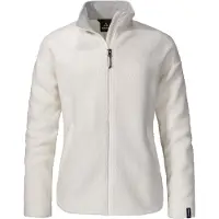 Schöffel Fleecejacke SCHÖFFEL "CIRC Fleece Jk Style Purga WMS", Damen, Gr. 40, beige (9040, natur), Oberstoff: 100% Polyester, relaxed fit, hoch geschlossener Ausschnitt, Jacken Fleecejacke