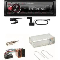 Pioneer MVH-330DAB Bluetooth Digitalradio Einbauset für Renault Clio 1 2 Twingo
