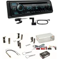 Kenwood KDC-BT560DAB Bluetooth Digitalradio USB CD Einbauset für Audi A3 8L