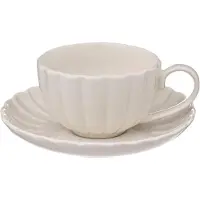 Secret De Gourmet Porcelanowa filiżanka ze spodkiem ROMY, Ø 6 cm