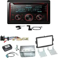 Pioneer FH-S820DAB DAB+ Bluetooth USB CD Einbauset für Dacia Duster Lodgy Logan