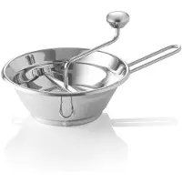 WAS Germany Passiermühle, Ø 24,5 cm, Höhe 8 cm, Chromstahl 18/0