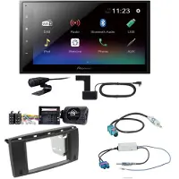 Pioneer DMH-A340DAB USB MP3 DAB+ Moniceiver FLAC Einbauset für Mercedes R W251