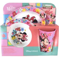 Stor Kindergeschirr Set mit Motiv (5tlg) Schüssel, Teller, Besteck & Becher