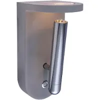 Globo Lighting LED Wandleuchte, 4 tauschbare Gläser, verstellbar