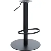 CLP Ersatzgestell für Barhocker bis 150 kg 10 x 10 cm Lochabstand aus Metall schwarz