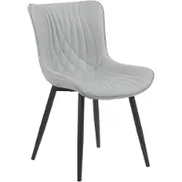 CLP Stuhl Brady grau Material Kunstleder