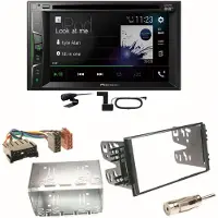 Pioneer AVH-A3200DAB Bluetooth DAB Einbauset für Kia Sorento JC Rio DC Carnival