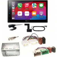 Pioneer SPH-DA77DAB CarPlay Android Auto DAB+ Einbauset für Volvo S40 V40 850