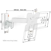 Big Buy Cooking Soporte TV Vogel's TVM3243 BLANCO