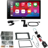 Pioneer SPH-DA77DAB CarPlay Android Auto Einbauset für Porsche Cayenne bis 2006