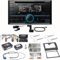 Kenwood DPX-7300DAB Bluetooth Digitalradio Einbauset für Audi TT 8J