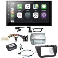 Pioneer SPH-DA250DAB Bluetooth USB Digitalradio Einbauset für Suzuki SX4 S-Cross