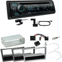 Kenwood KDC-BT560DAB Bluetooth Einbauset für Opel Omega B Meriva A Agila Vivaro