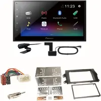 Pioneer DMH-A340DAB Digitalradio Bluetooth Einbauset für Suzuki SX 4 Fiat Sedici