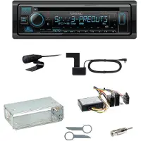Kenwood KDC-BT950DAB Bluetooth Digitalradio Einbauset für Mercedes W210 ab 08/99