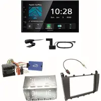 Kenwood DMX5020DABS CarPlay Einbauset für Mercedes C-Klasse W203 CLC CL203 S203