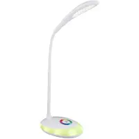 Etc-shop RGB LED Tischleuchte, Spot beweglich, Touchdimmer, H 48 cm, MINEA