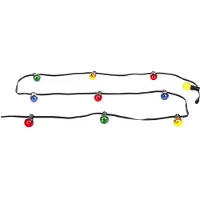 Etc-shop Außenlichterkette mit bunten Leuchtmitteln, 6 Meter