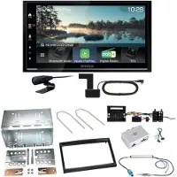 Kenwood DMX7722DABS Android Auto Einbauset für Peugeot 207 307 Partner Expert
