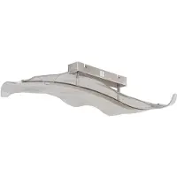 Globo Lighting LED Deckenlampe, Alu, dimmbar, Fernbedienung, L 80 cm
