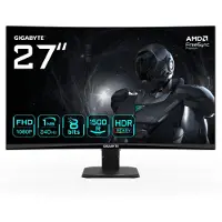 Gigabyte GS27FC2 27 FHD Curved Gaming-Monitor - 1920 x 1080 240Hz 1ms 350 cd/m2 HDR Ready HDMI 2.0 Displayport 1.4