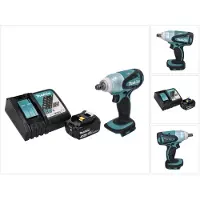 Makita DTW 251 RF1 Akku Schlagschrauber 18 V 230 Nm 1/2" + 1x Akku 3,0 Ah + Ladegerät