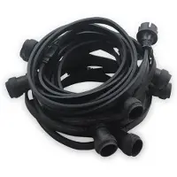 LEDmaxx Lichterkette 10 Meter mit 10x E27-Fassung IP65
